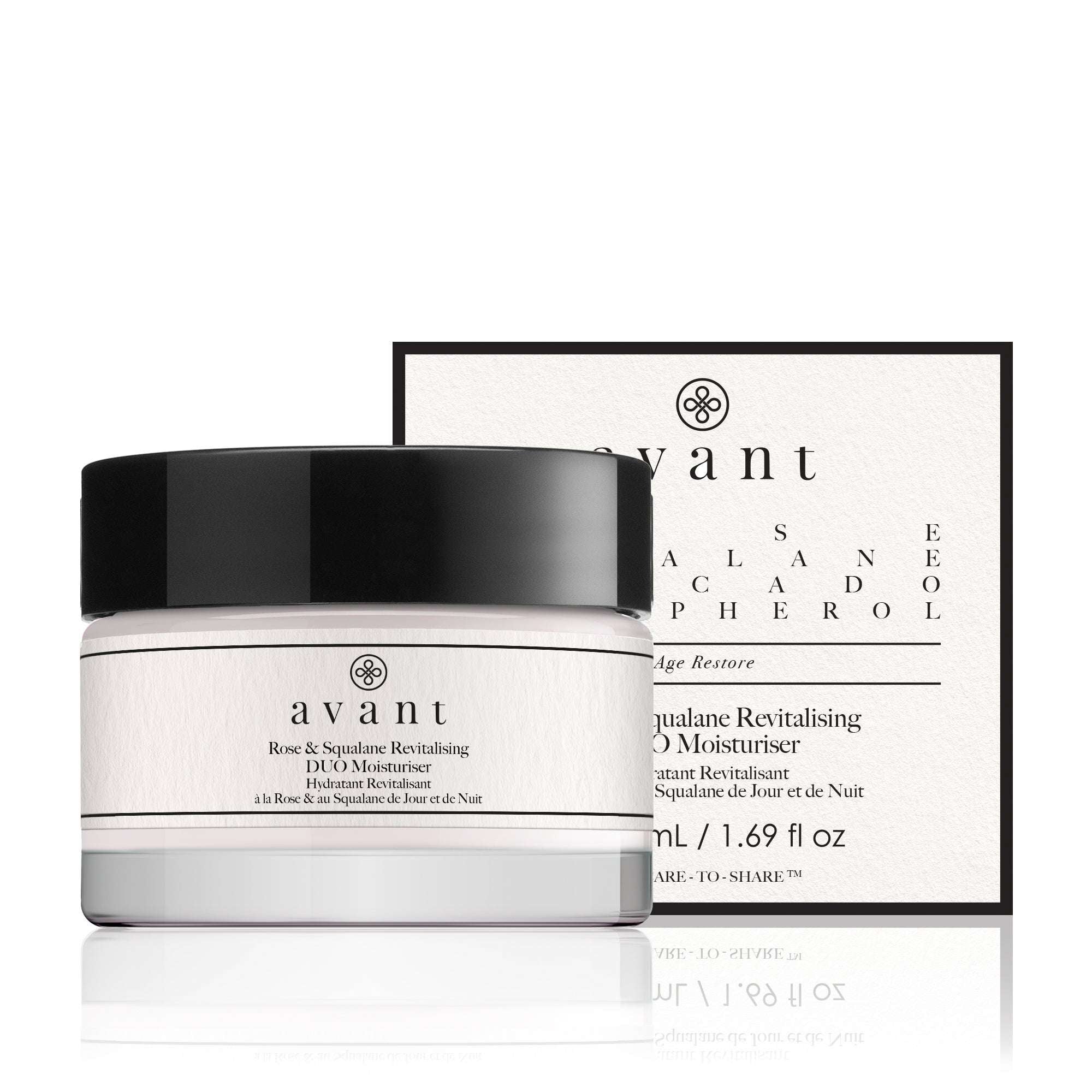 Rose & Squalane Revitalising DUO Moisturiser