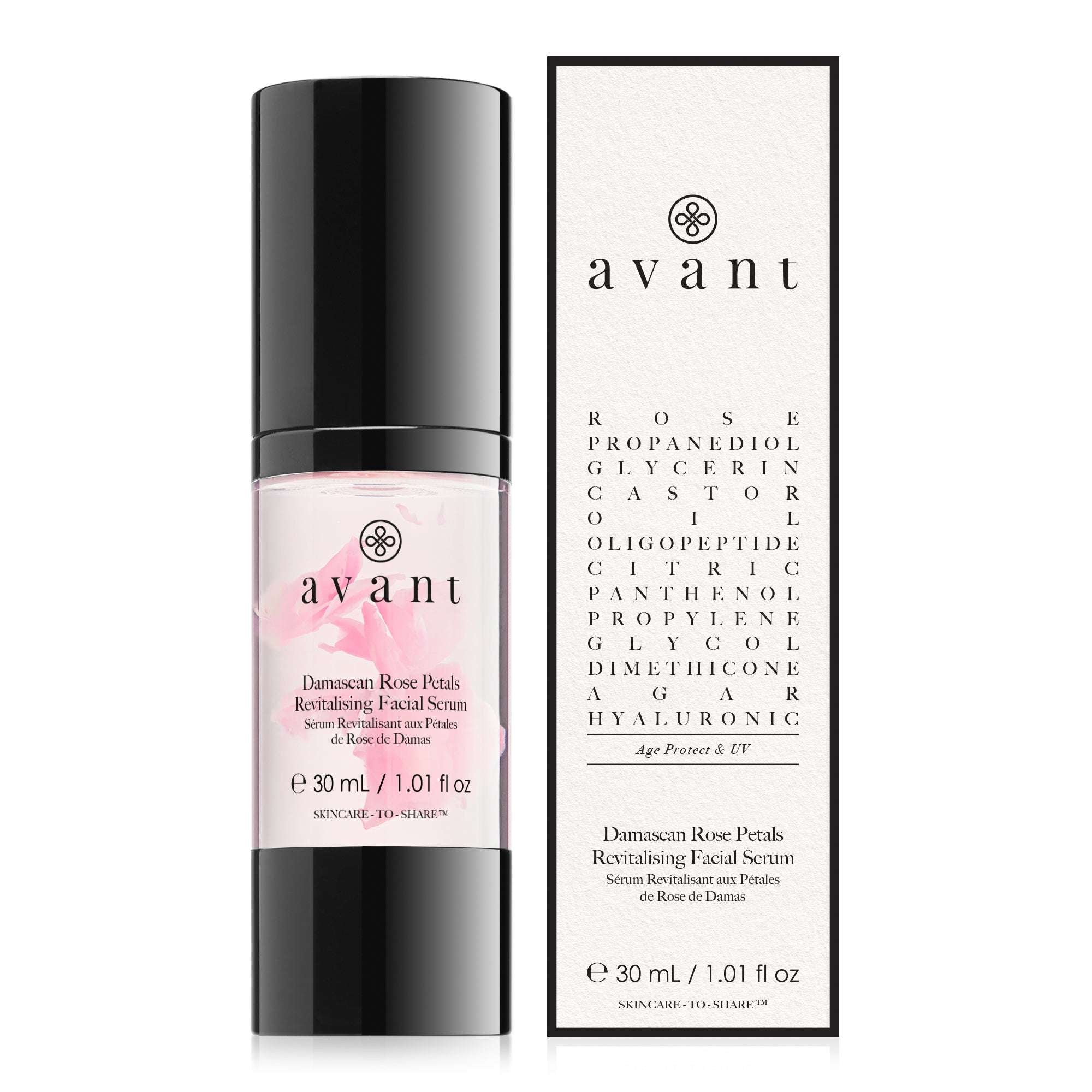 Damascan Rose Petals Revitalising Facial Serum