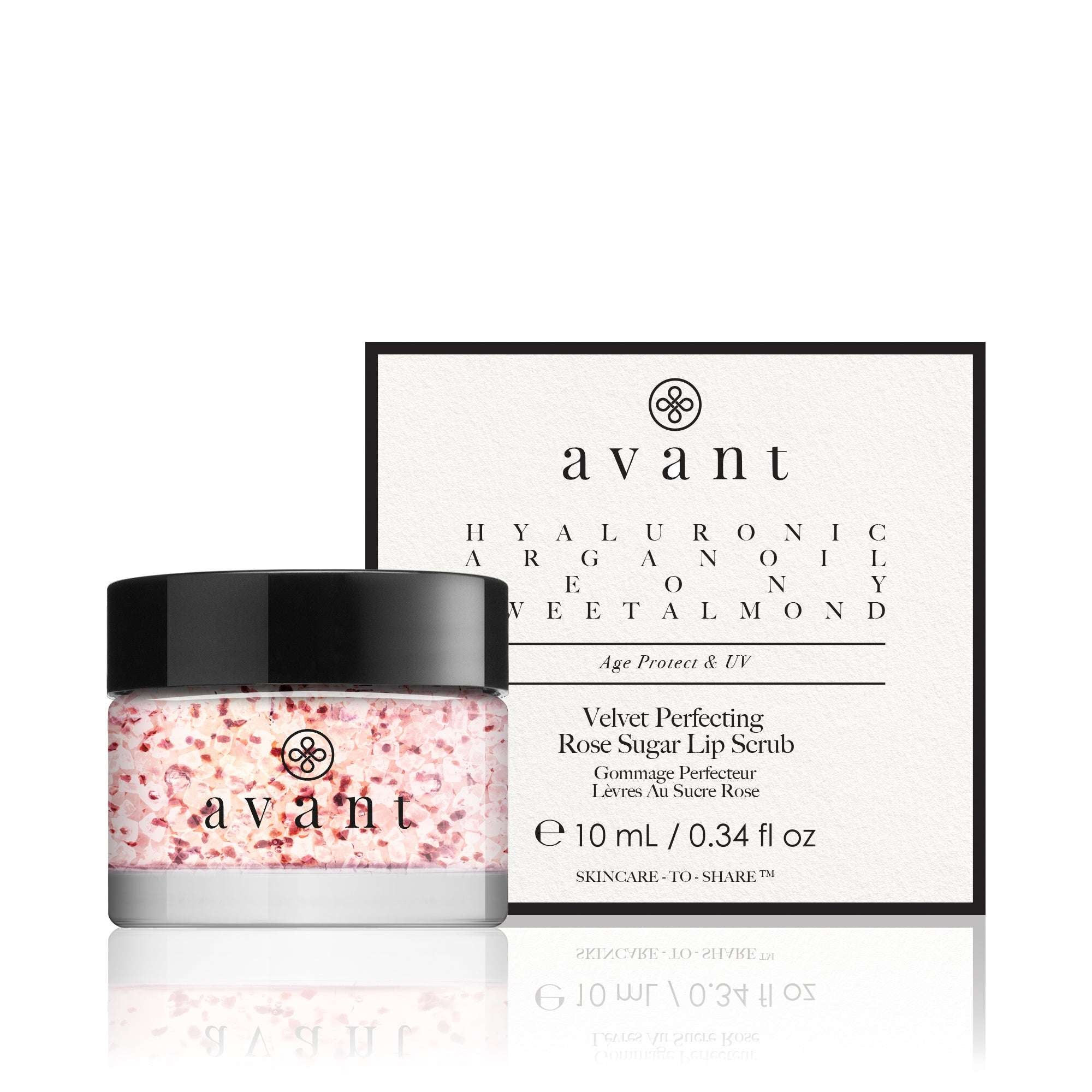 Velvet Perfecting Rose Sugar Lip Scrub Original Pack