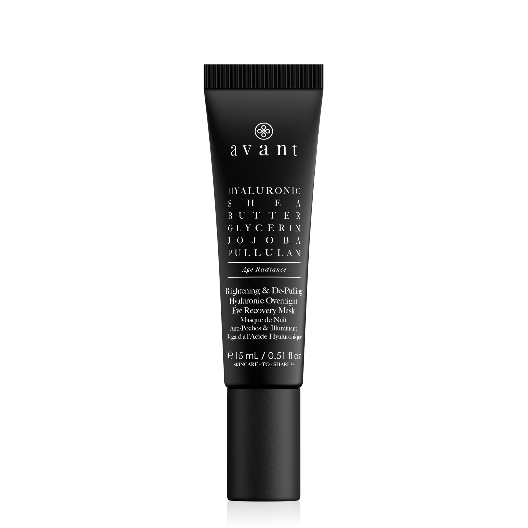 Brightening & De-Puffing Hyaluronic Overnight Eye Recovery Mask