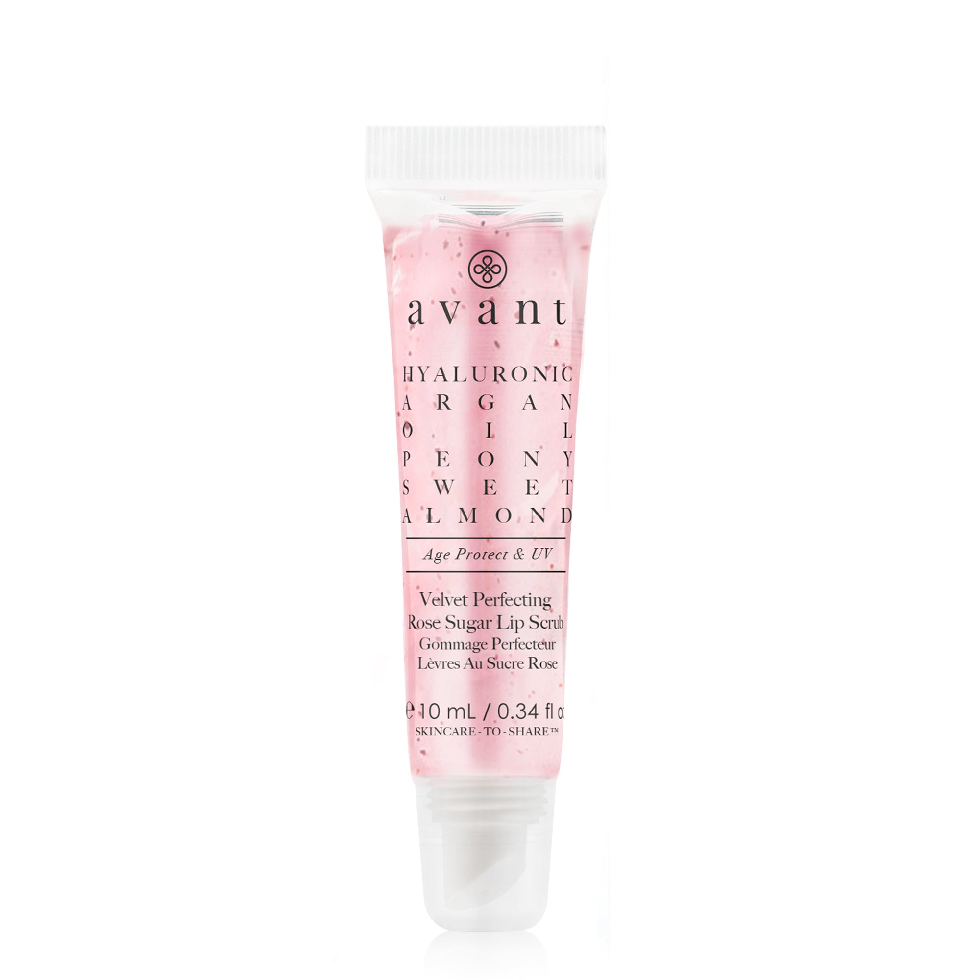 Velvet Perfecting Rose Sugar Lip Scrub Tube