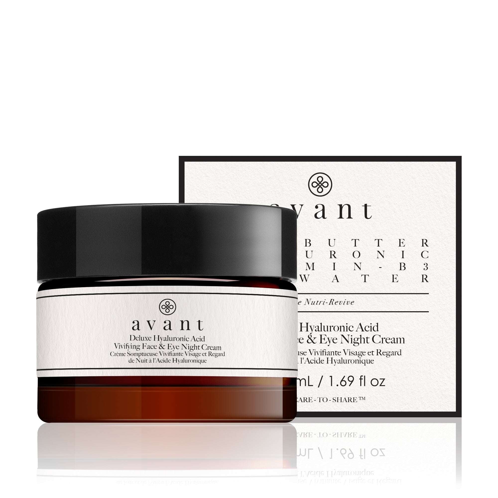 Deluxe Hyaluronic Acid Vivifying Face & Eye Night Cream Original Pack