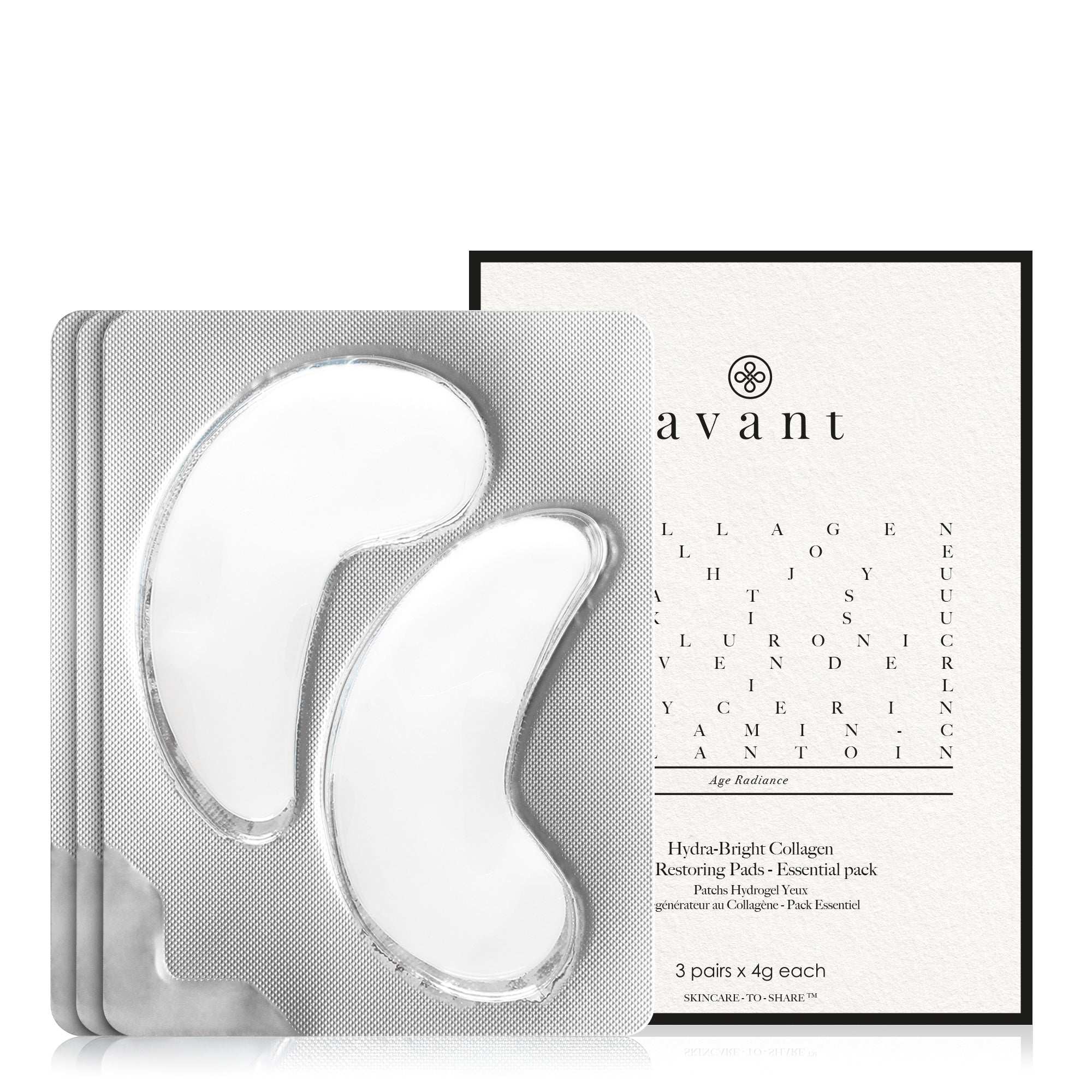 Hydra-Bright Collagen Eye Restoring Pads Essential Pack