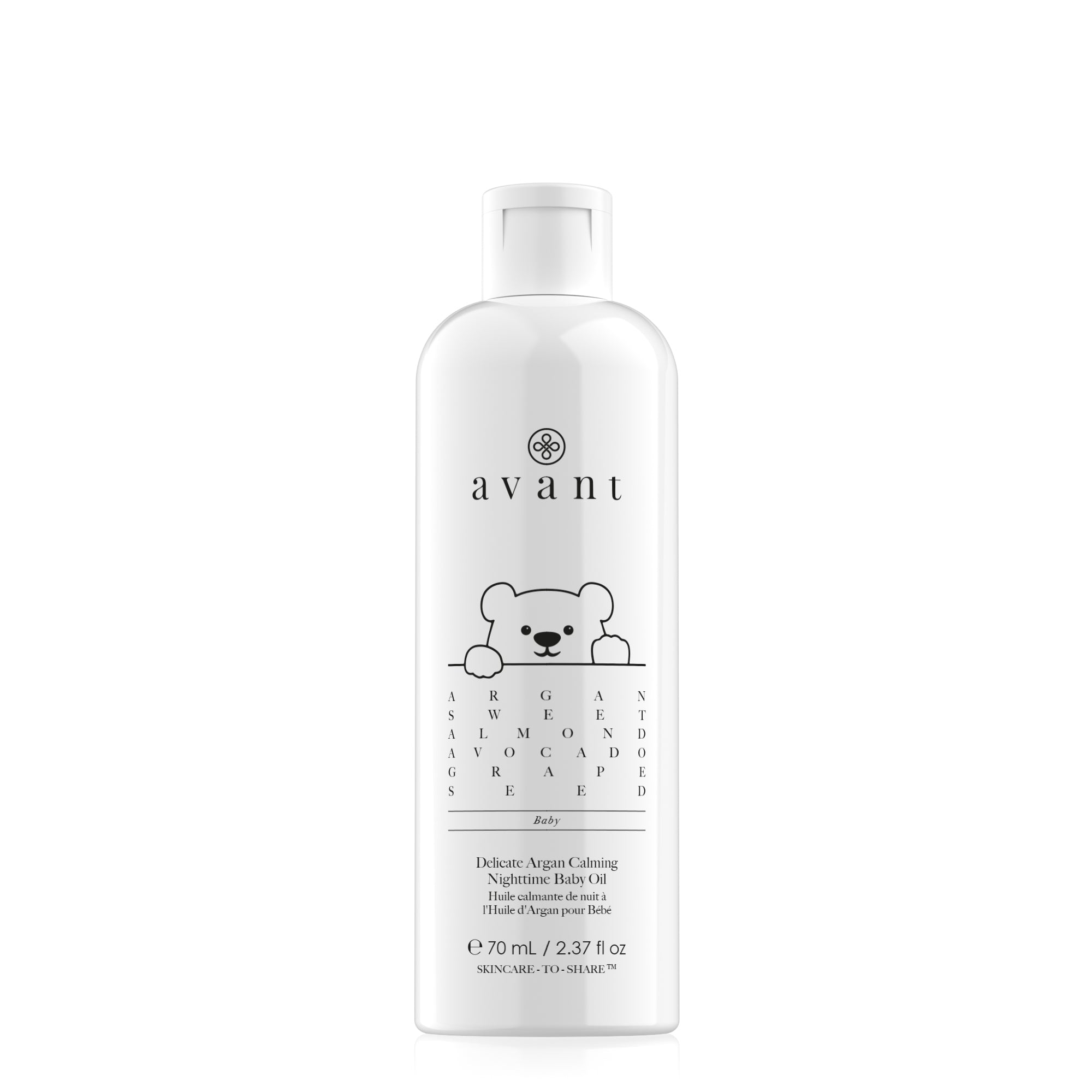 Delicate Argan Calming Nighttime Baby Oil